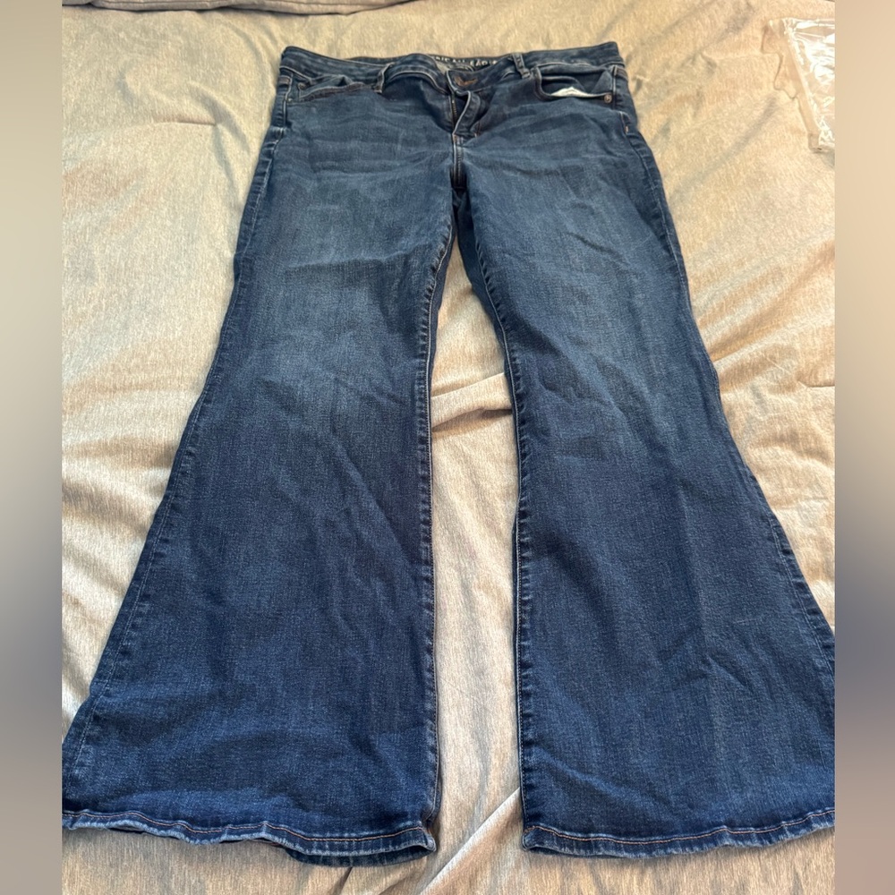American Eagle Outfitters Blue Flare Jeans